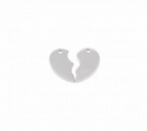 Pendant Broken heart small