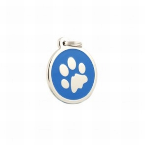 Dog Tag: Blue Paw